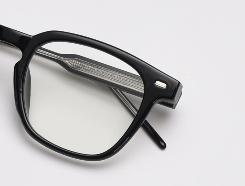 Mô tả Gọng kính cận thời trang nam nữ ANDU EYEWEAR dáng vuông KUBO chất liệu nhựa cốt kim loại 2116 - 6
