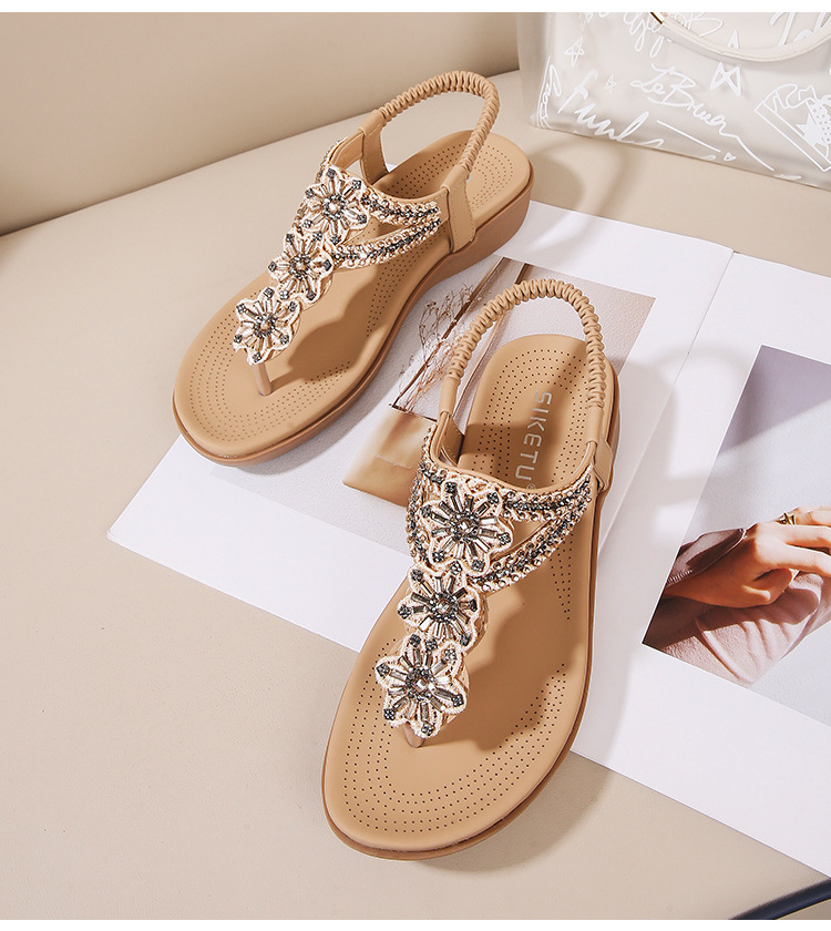 Giày Sandal Nữ SIKETU chi tiết đính hạt