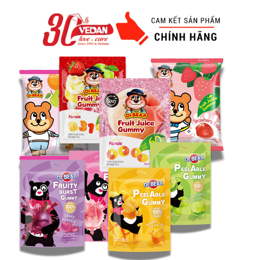 Mô tả Kẹo Dẻo Nhập Khẩu DR.BEAR - 1