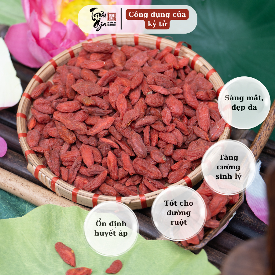 Mô tả Kỷ tử đỏ sấy khô Triệu Gia cao cấp giúp cải thiện thị lực, đẹp da, đảm bảo an toàn vệ sinh thực phẩm - 5