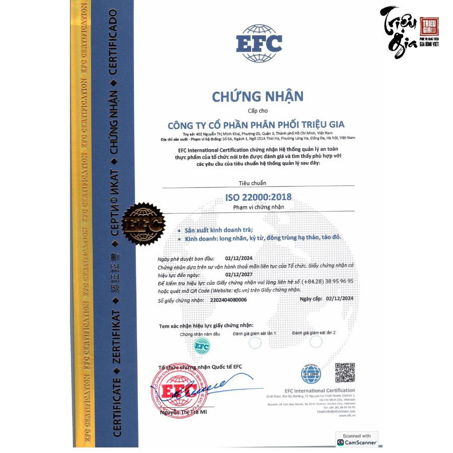 Mô tả Kỷ tử đỏ sấy khô Triệu Gia cao cấp giúp cải thiện thị lực, đẹp da, đảm bảo an toàn vệ sinh thực phẩm - 9