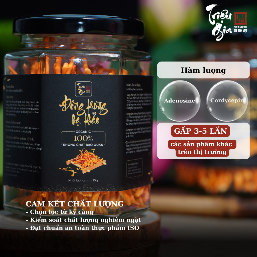 Mô tả Set trà thảo mộc Triệu Gia gồm Long nhãn, Kỷ tử, Đông trùng hỗ trợ tăng cường sinh lý giúp ngủ ngon đẹp da - 7