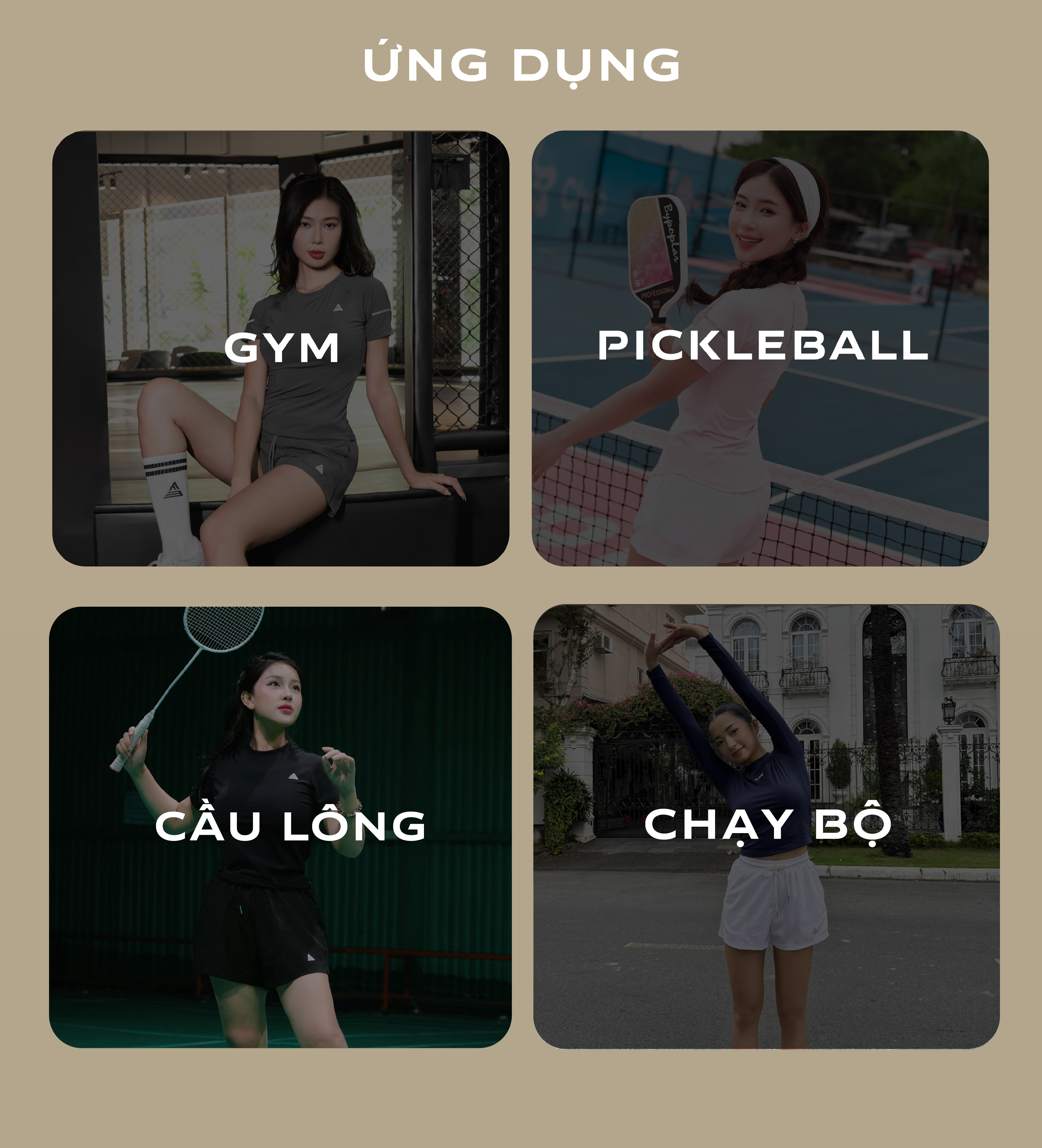 Mô tả Quần đùi thể thao nữ 2 lớp Fitme tập gym, chạy bộ chất liệu bền nhẹ co giãn 4 chiều thoáng khí Q2NU01 - 5