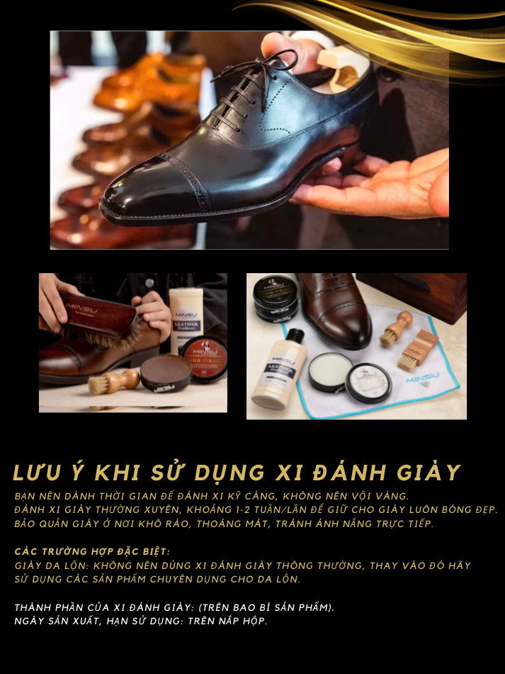 Mô tả Xi Đánh Giày Shoe Polish MINSU M7939 Dạng Sáp Giúp Đánh Bóng, Bổ Sung Màu Cho Giày, Đồ Da, Ghế Sofa, Túi Xách, Nội Thất - 9