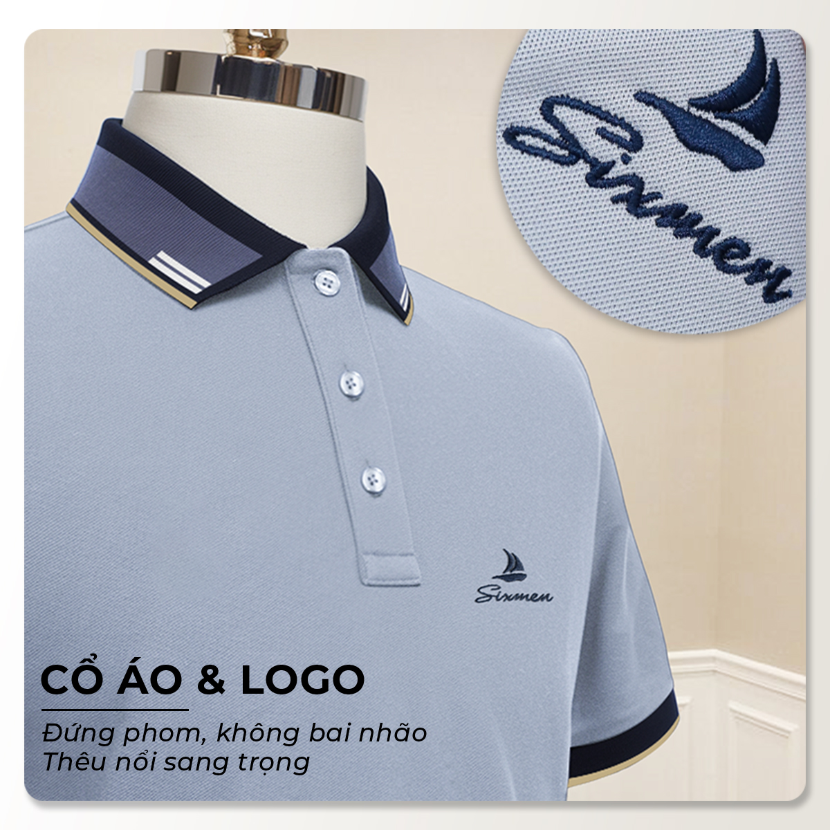Áo Polo Nam SIXMEN FAVOR - Phom Dáng