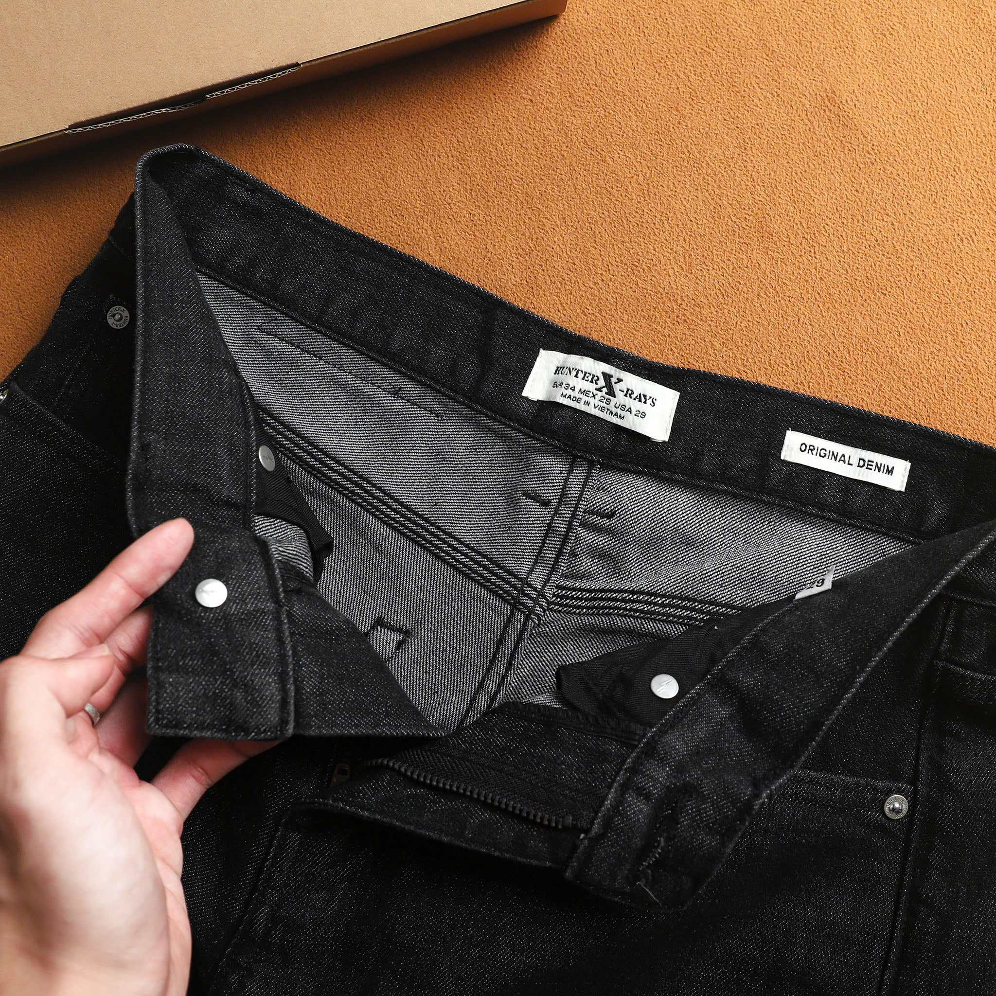 Mô tả Quần Dài Jeans Xám Rách Hunter Xrays D88 Menswear - Nam - 5