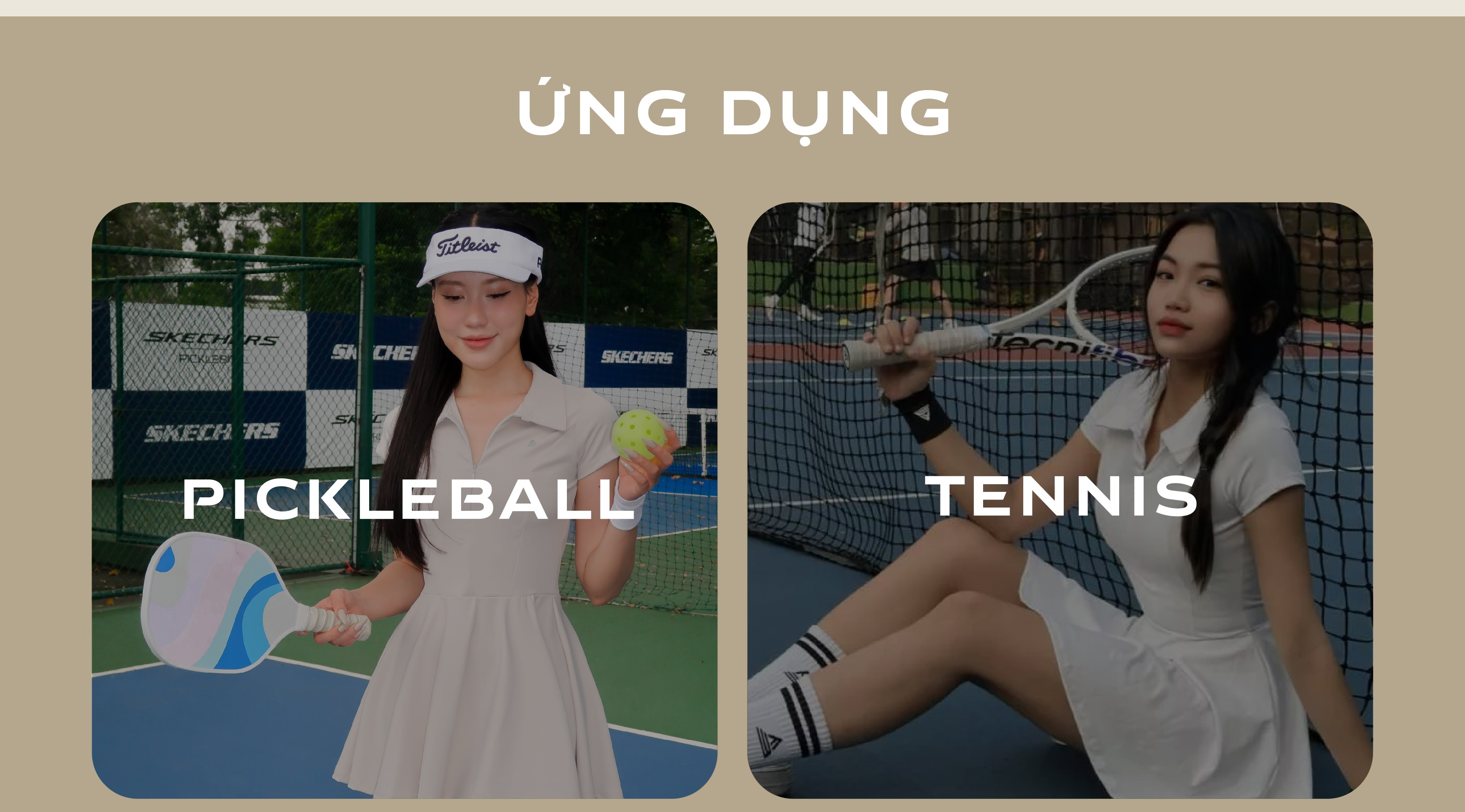 Mô tả Váy tennis thể thao nữ Fitme GOC pickleball tặng kèm quần bảo hộ chất liệu thun co giãn thoáng khí DTNN01 - 5