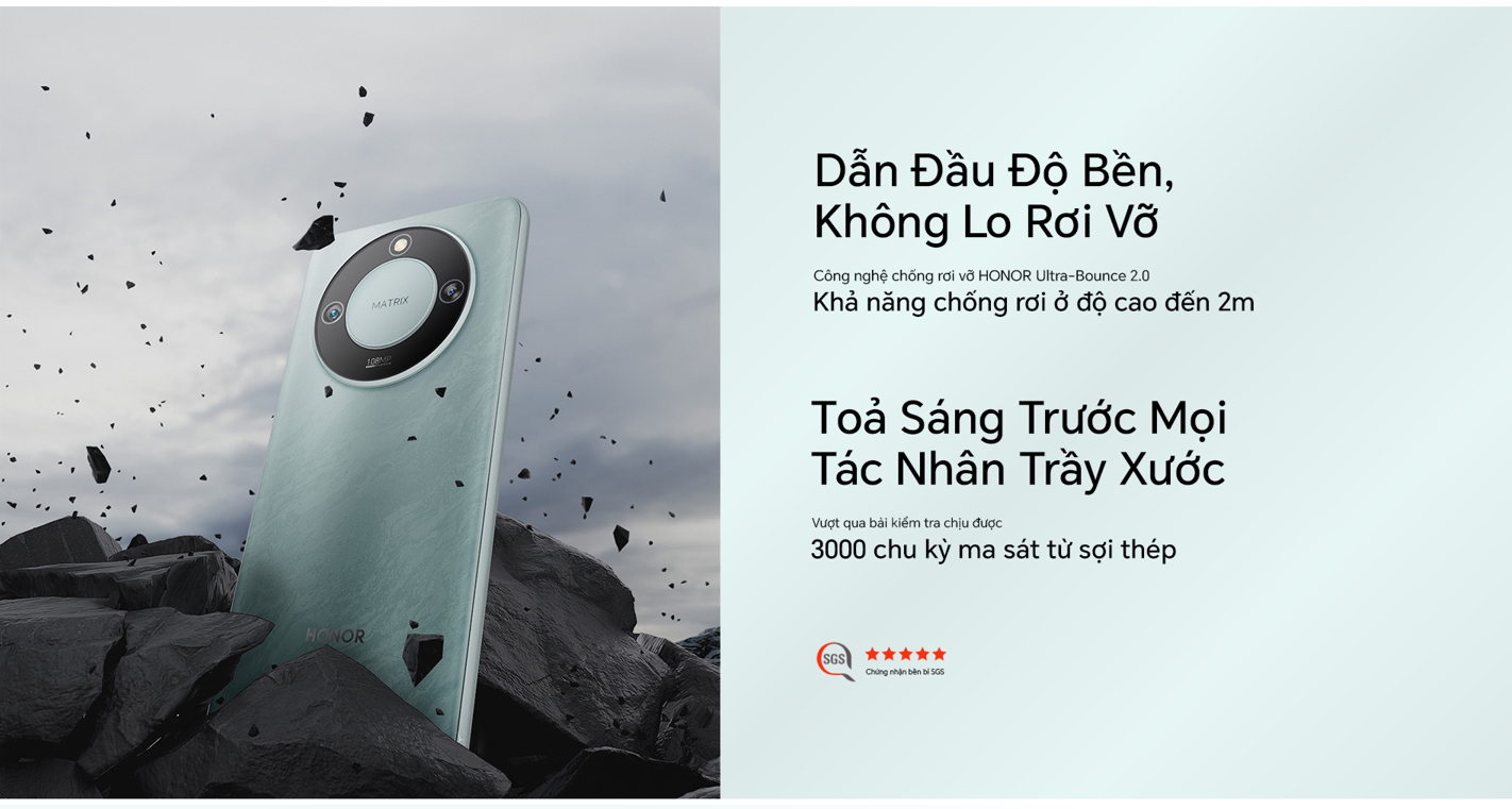 Mô tả Điện thoại HONOR X9c Smart 5G 12GB + 256GB| Pin 5800mAh, Camera 108MP | Bảo hành 24 Tháng - 7
