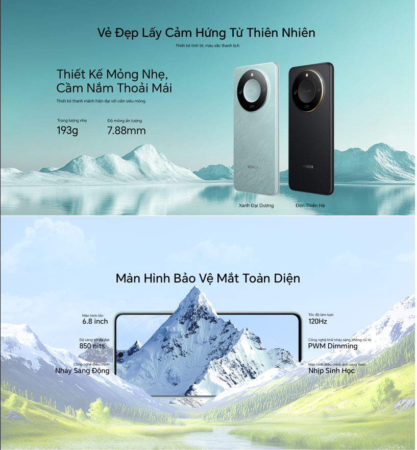 Mô tả Điện thoại HONOR X9c Smart 5G 12GB + 256GB| Pin 5800mAh, Camera 108MP | Bảo hành 24 Tháng - 8