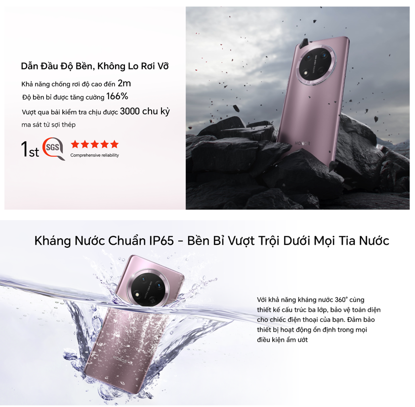 Mô tả Điện thoại HONOR X9c 5G 12GB + 256GB | Màn hình 6.78" |Pin 6600mAh, Camera 108MP | Bảo hành 24 Tháng - 3