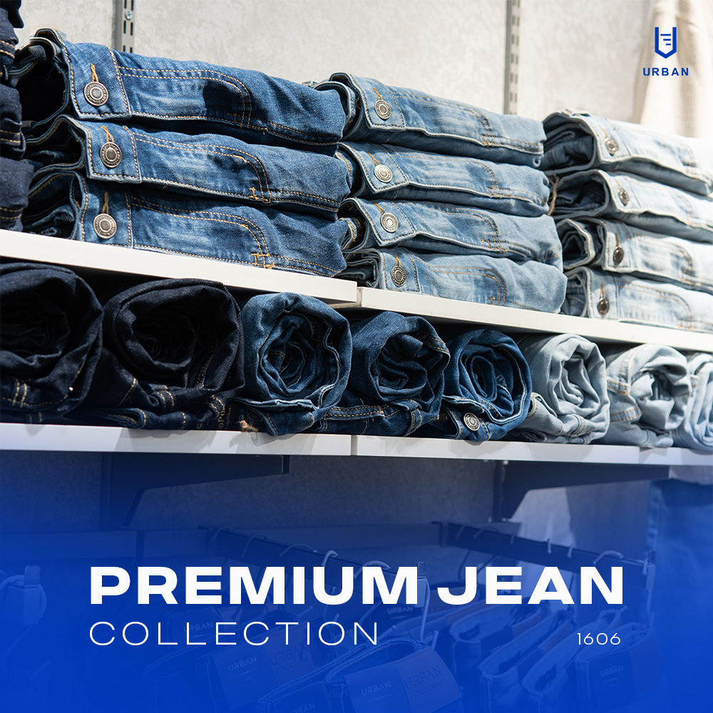 Quần Jean nam URBAN Co Giãn, dáng basic Slim  không ôm ,Không Bai Xù, Bền Màu Trẻ Trung NO.1606