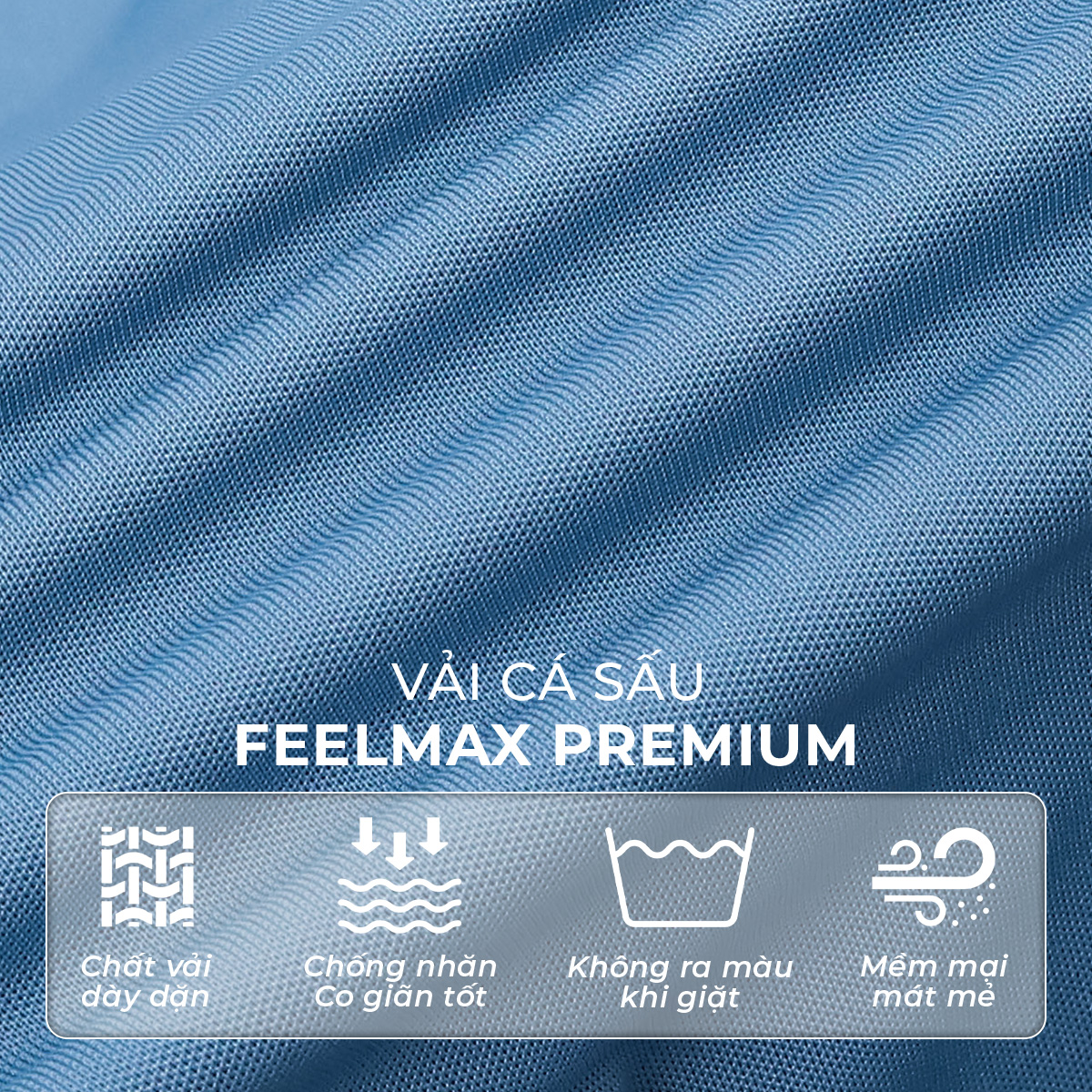 Mô tả Áo polo nam cao cấp MÃ ĐÁO THÀNH CÔNG [Tặng Hộp Gói Quà] Vải cá sấu FeelMax thoáng mát - SIXMEN - 8