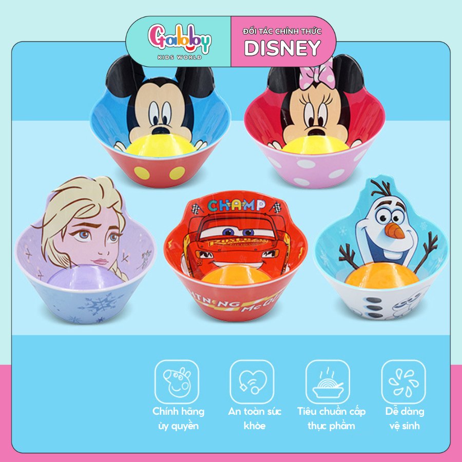 Mô tả Bát Ăn Dặm Cho Bé Hình Nhân Vật Hoạt Hình Người Nhện Spiderman, Disney Chất Liệu Nhựa Melamine 3D - 2