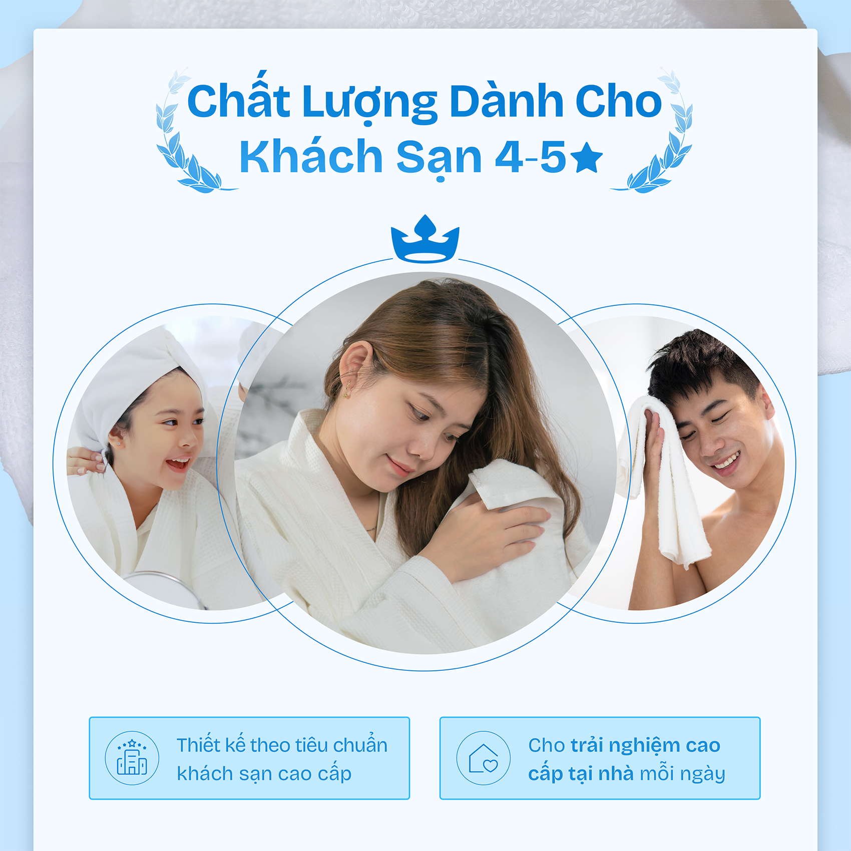 Mô tả Khăn mặt cotton CHU MY – Sạch, mềm, trắng chuẩn 5 sao, thấm hút vượt trội (34x70cm) - 6