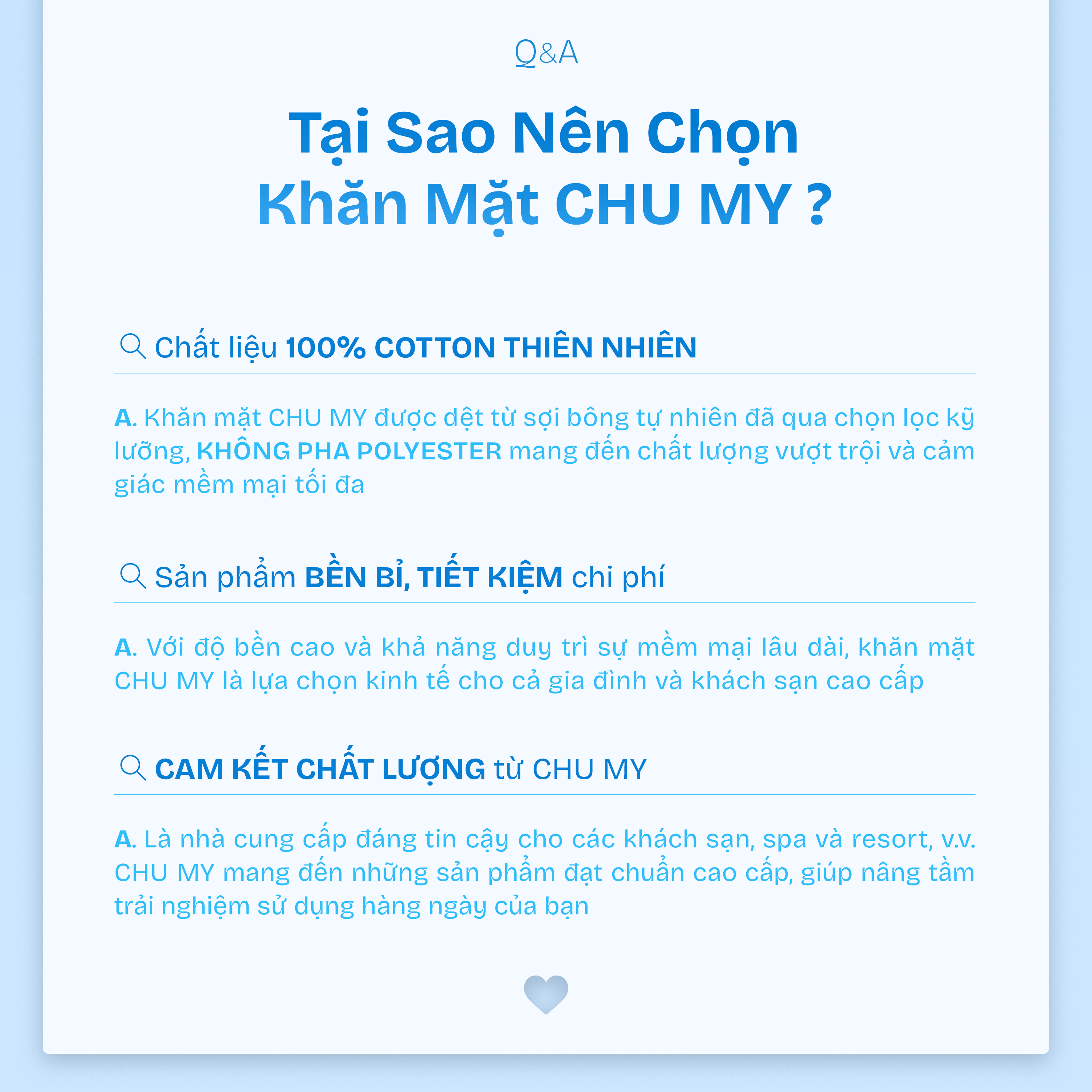 Mô tả Khăn mặt cotton CHU MY – Sạch, mềm, trắng chuẩn 5 sao, thấm hút vượt trội (34x70cm) - 7