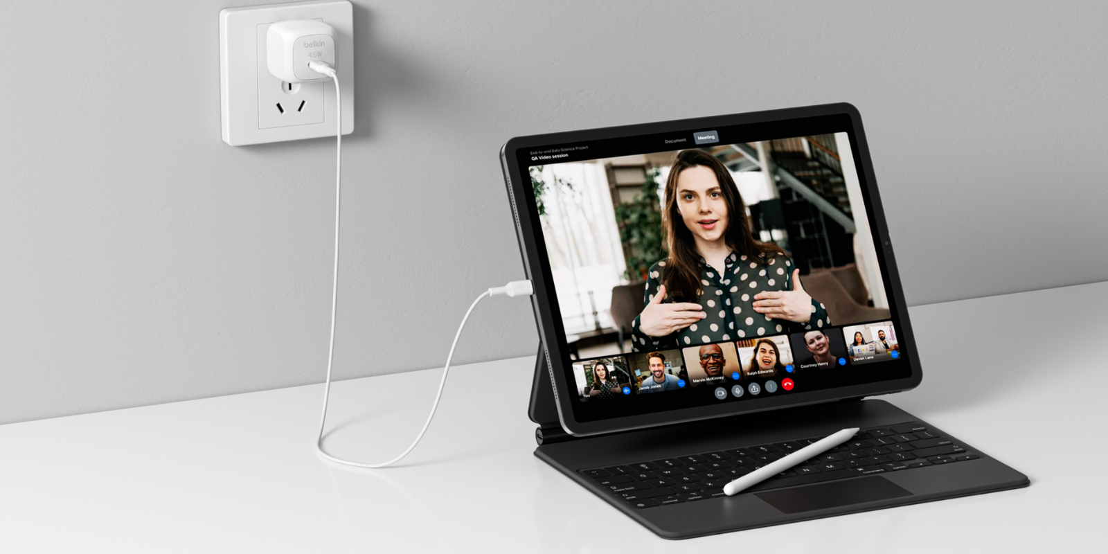 Mô tả Củ sạc nhanh 45W Belkin 1 cổng USB-C, PD 3.0 PPS GanN - Màu trắng - 2