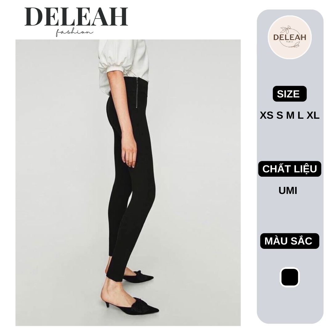 Mô tả De Leah - Quần Tregging khóa sườn - Thời trang thiết kế - 1