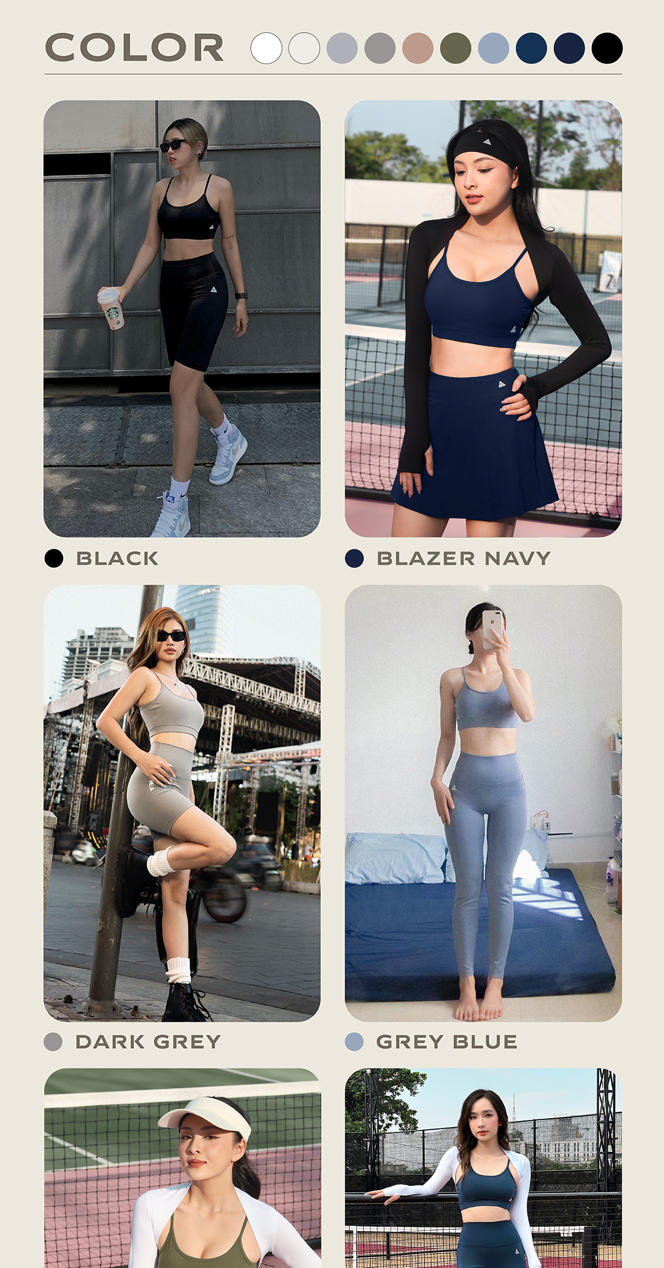 Mô tả Áo bra tập gym yoga nữ Fitme Theta có mút chống sốc. nâng ngực chất thun thể thao cao cấp co giãn thoải mái BRTT - 9