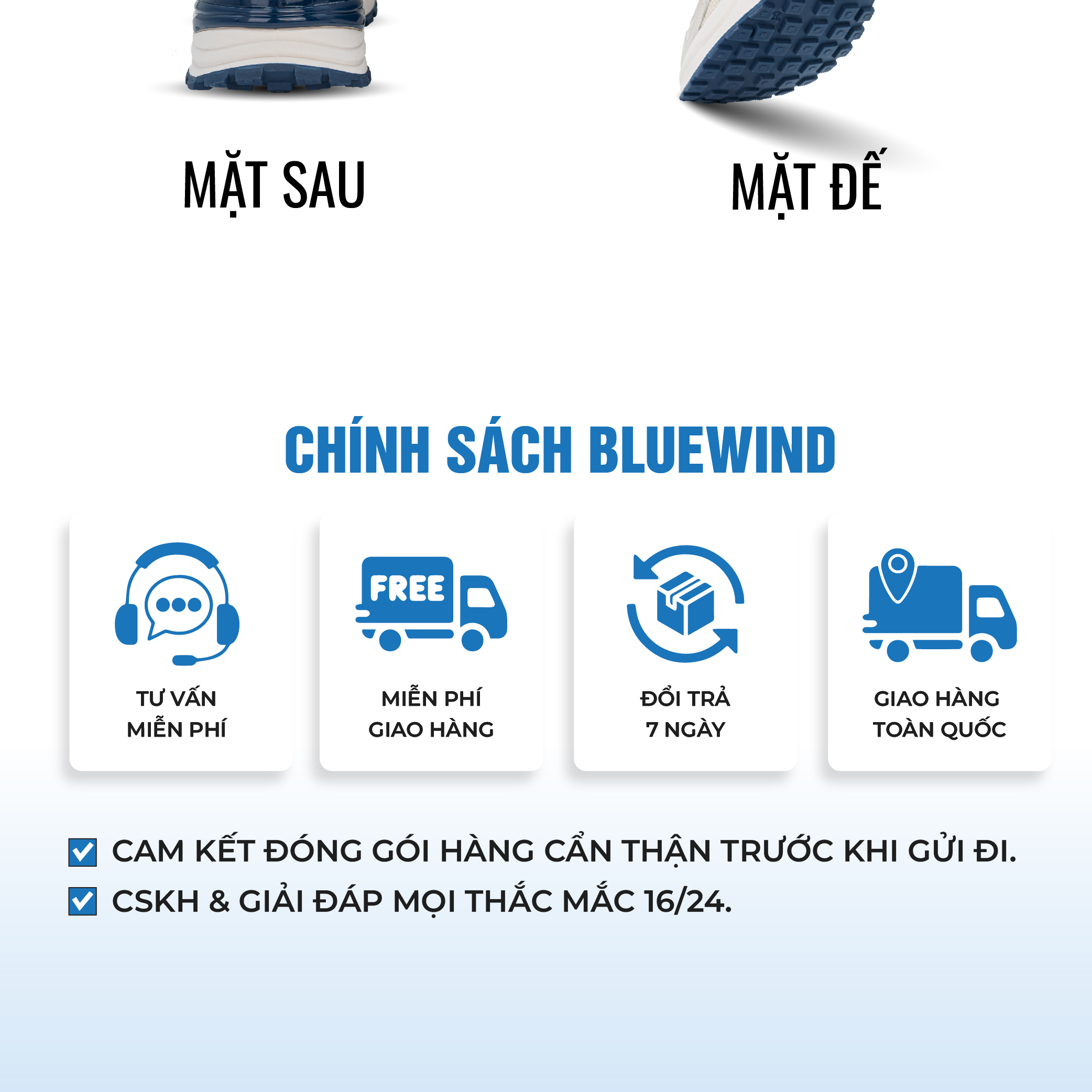 Giày BLUEWIND Hyper Boom 68862 phối đồ