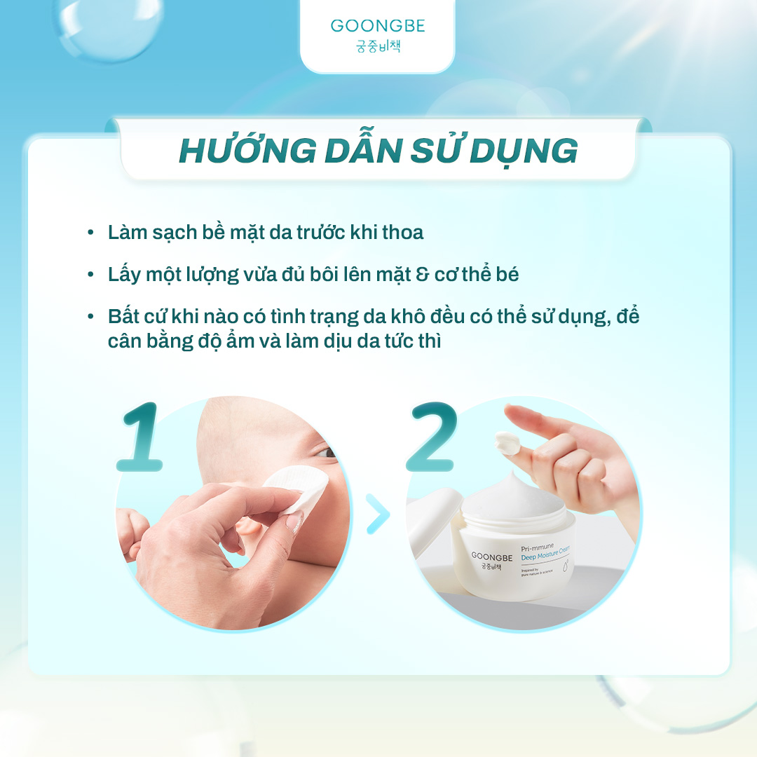Mô tả Kem Dưỡng Ẩm GOONGBE Bản Chuyên Sâu Chứa Hạt Siêu Dưỡng Primmune Deep Moisture Cream 100ml - 5