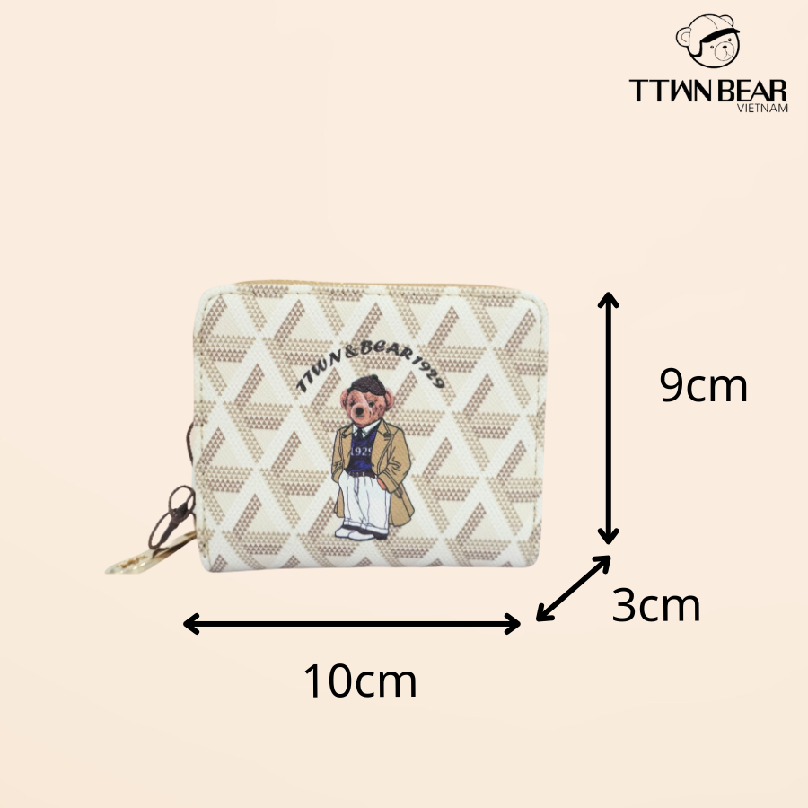 Mô tả Ví cầm tay TTWN BEAR chính hãng - TT2365 thời trang - 1