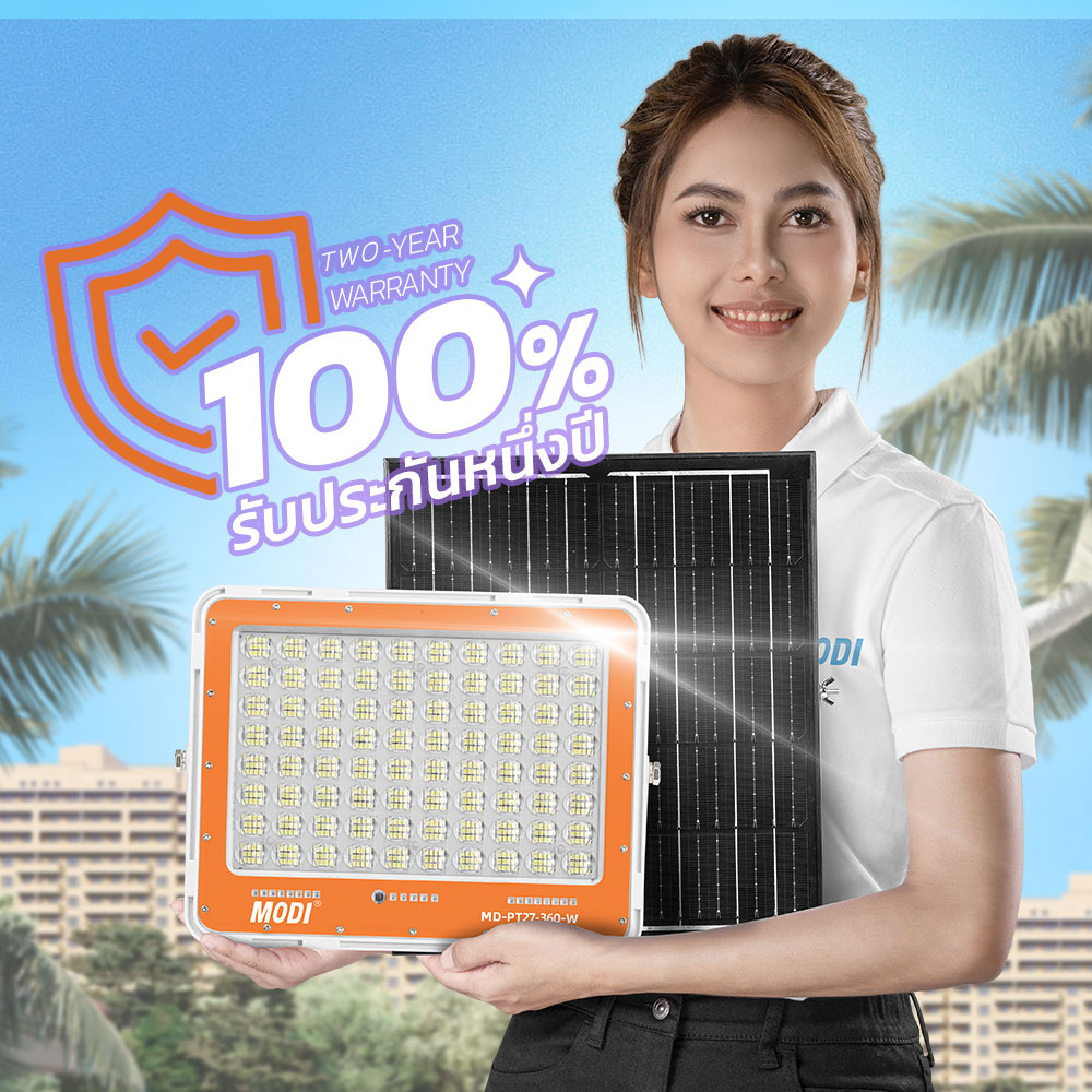 Mô tả Đèn Năng Lượng Mặt Trời MODI SOLAR 80W, 120W, 240W, 360W Ánh Sáng Trắng Điều Khiển Từ Xa - 1