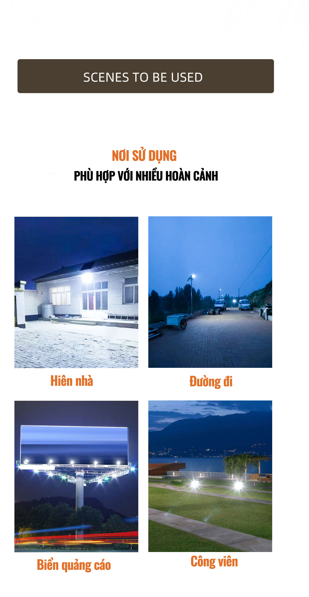 Mô tả Đèn Năng Lượng Mặt Trời MODI SOLAR 80W, 120W, 240W, 360W Ánh Sáng Trắng Điều Khiển Từ Xa - 7