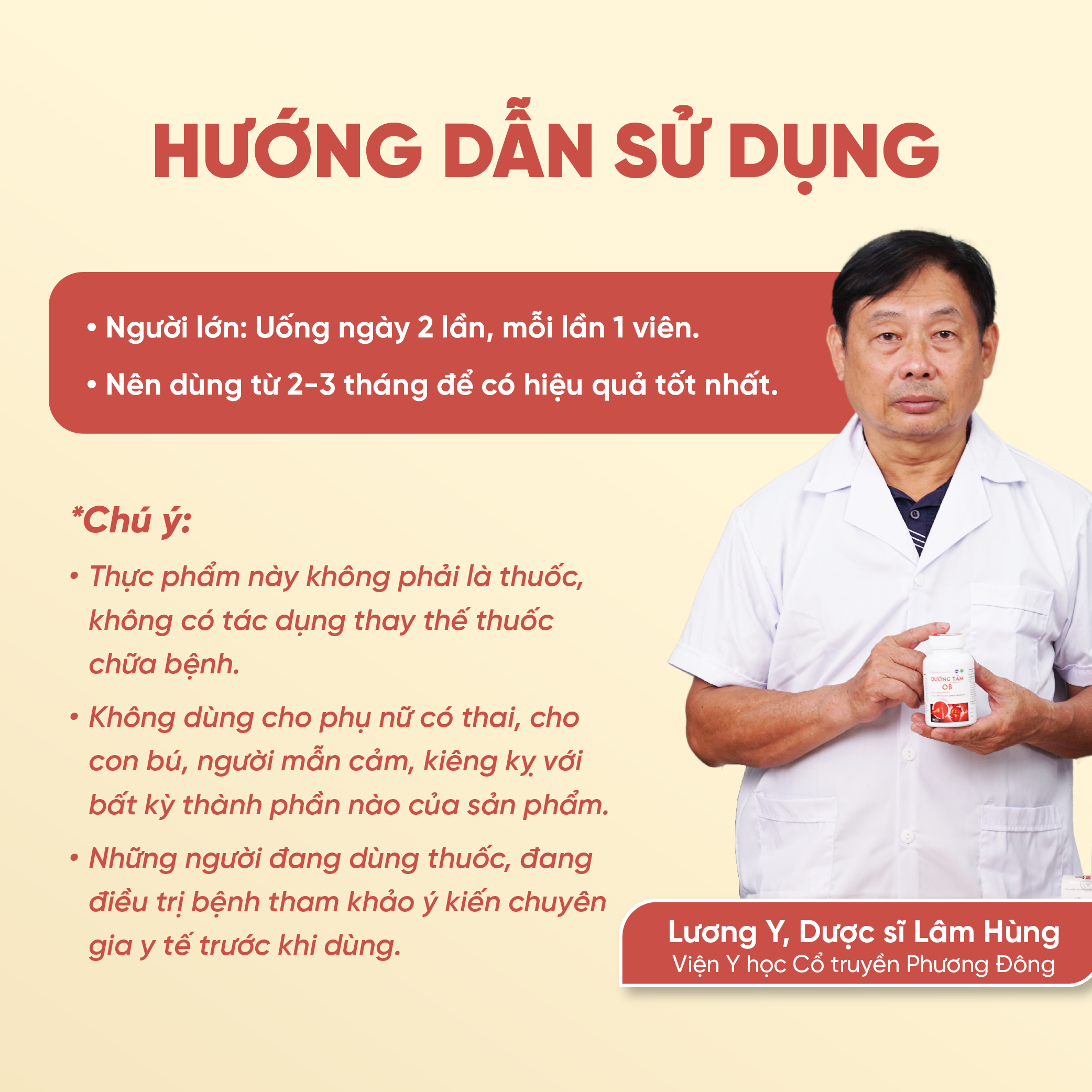 Mô tả Viên uống Dưỡng Tâm OB Hỗ Trợ Giảm Mỡ Máu, Cải Thiện Sức Khỏe Tim Mạch ( Hộp 60 viên) - ZLove - DTOB - 7