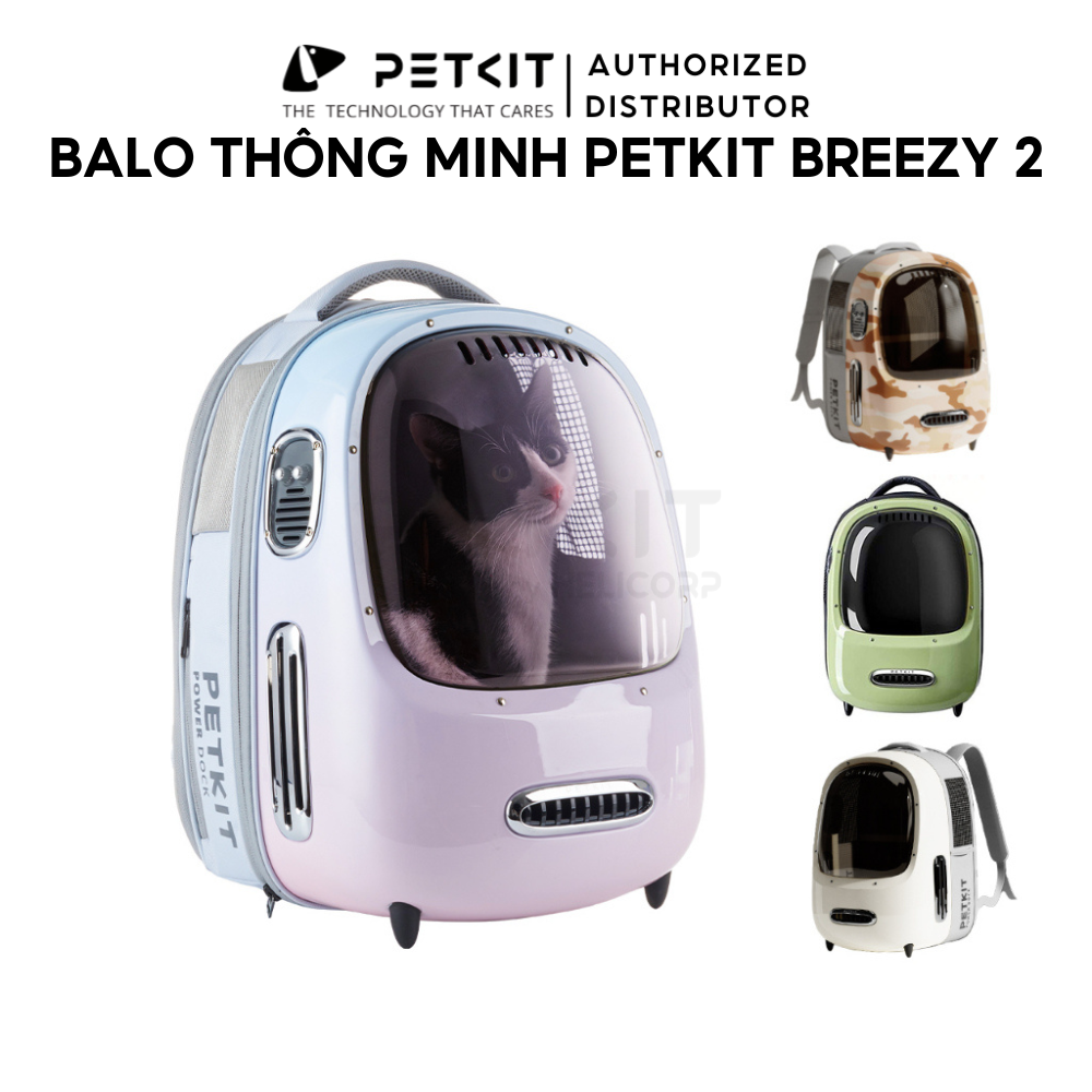 Mô tả Balo Cho Thú Cưng, Balo Cho Mèo Phi Hành Gia Cao Cấp Petkit Breezy - 1