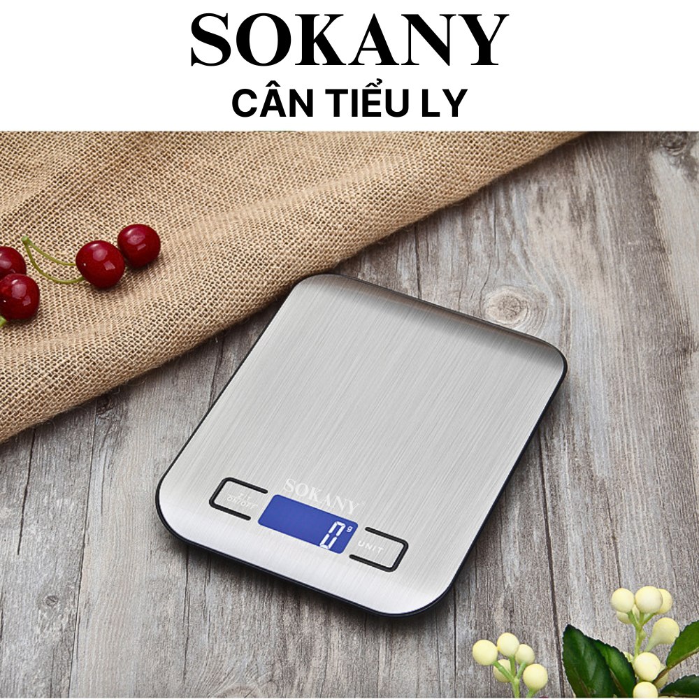 Mô tả Cân tiểu ly điện tử mini SOKANY SK-19026, nhỏ gọn, độ chính xác siêu cao, màn hình LCD. - 1