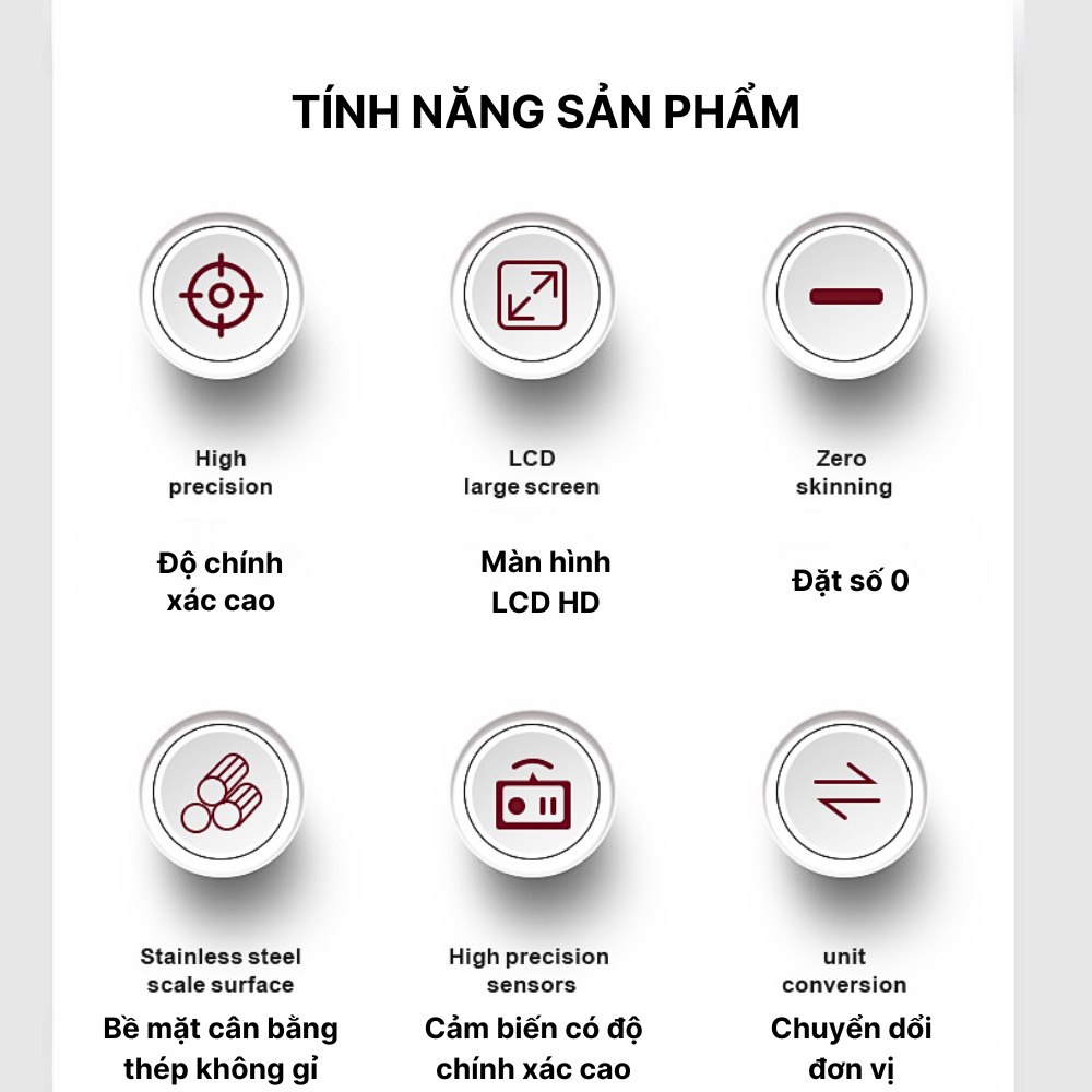 Mô tả Cân tiểu ly điện tử mini SOKANY SK-19026, nhỏ gọn, độ chính xác siêu cao, màn hình LCD. - 2
