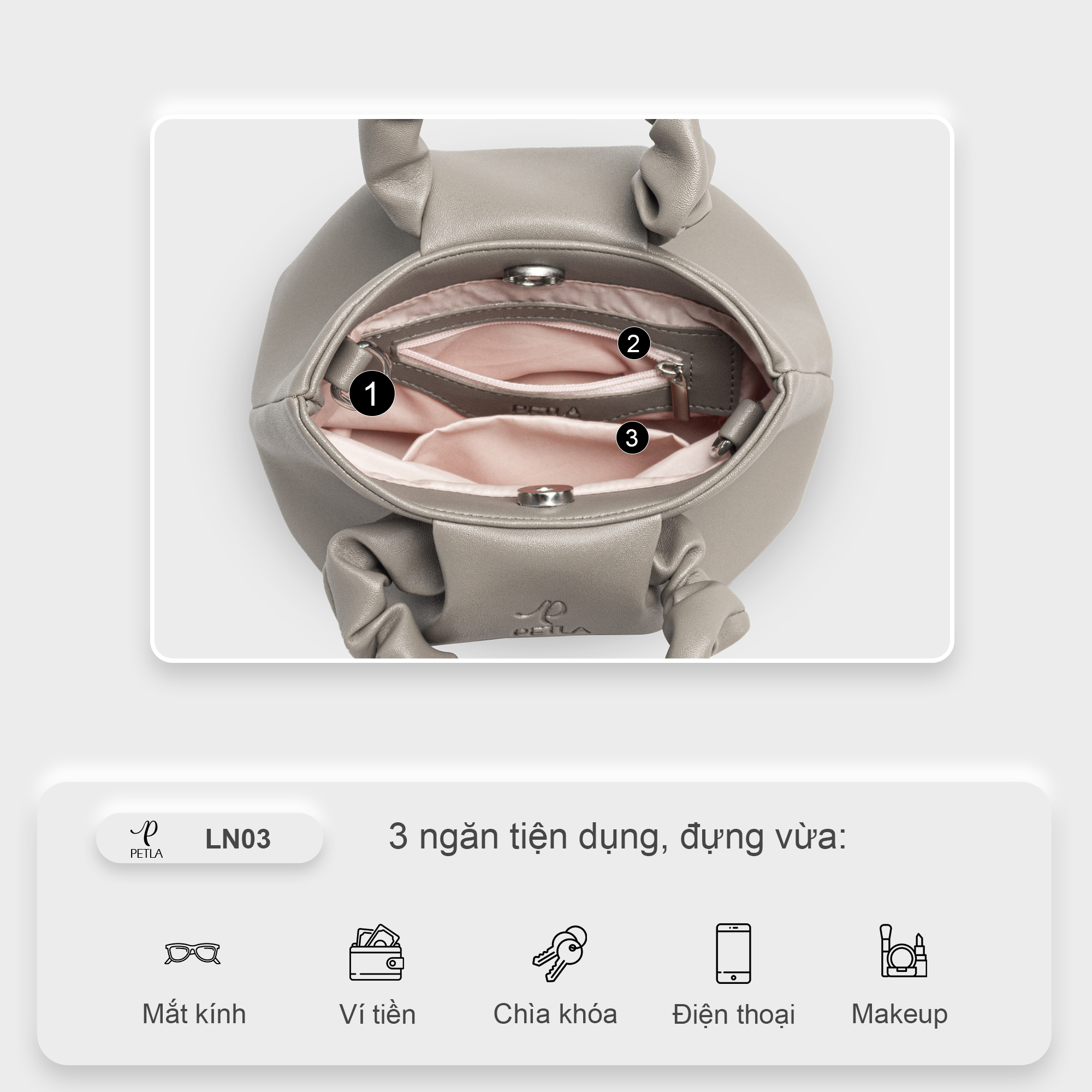 Túi PETLA LN03 phối đồ