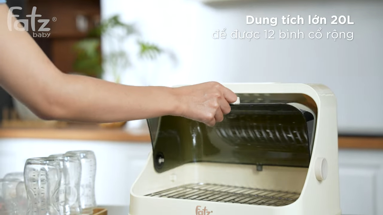 Mô tả Máy úp bình sữa (tiệt trùng/sấy khô/khử mùi/bảo quản) UVC công nghệ PLASMA i-Tidy 3 FATZBABY FB4602HB - 3