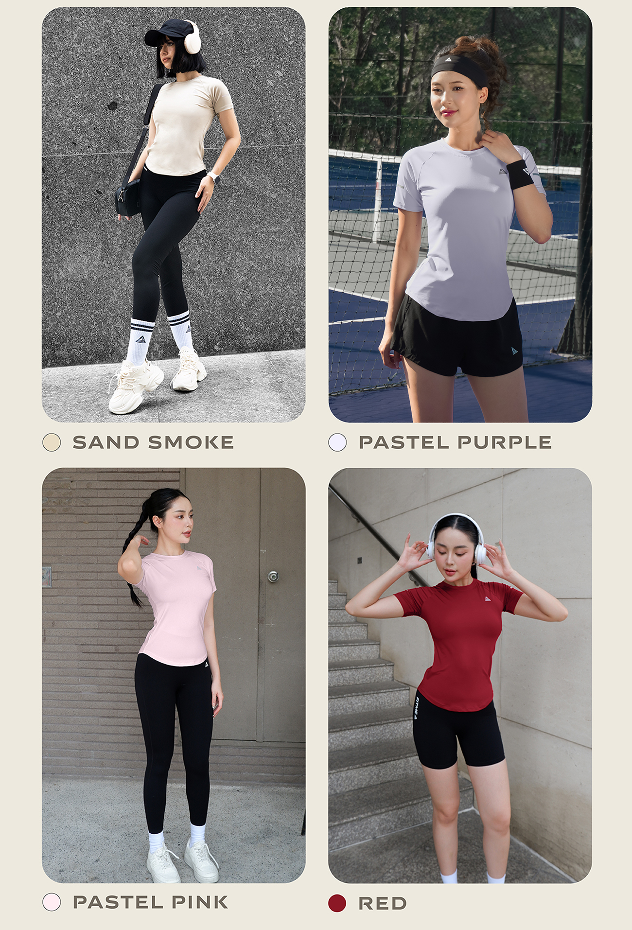 Mô tả Áo thun thể thao nữ tập gym yoga Fitme vạt bầu thoáng khí thấm hút mồ hôi AVBNU - 9