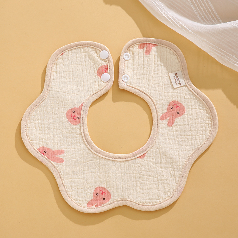 Mô tả Yếm dãi, yếm ăn dặm tròn xoay 360 chất liệu Muslin thấm hút tốt nhiều màu sắc - 12