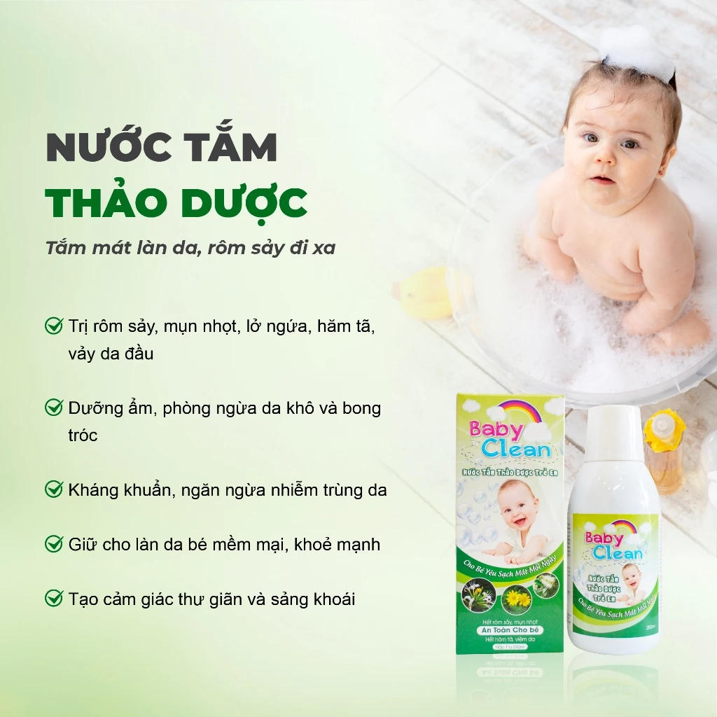 Mô tả Set quà tặng cho bé "Yến hạnh" - Dầu khuynh diệp, Tinh dầu tràm Huế, Nước tắm thảo dược, gạc rơ lưỡi - 4