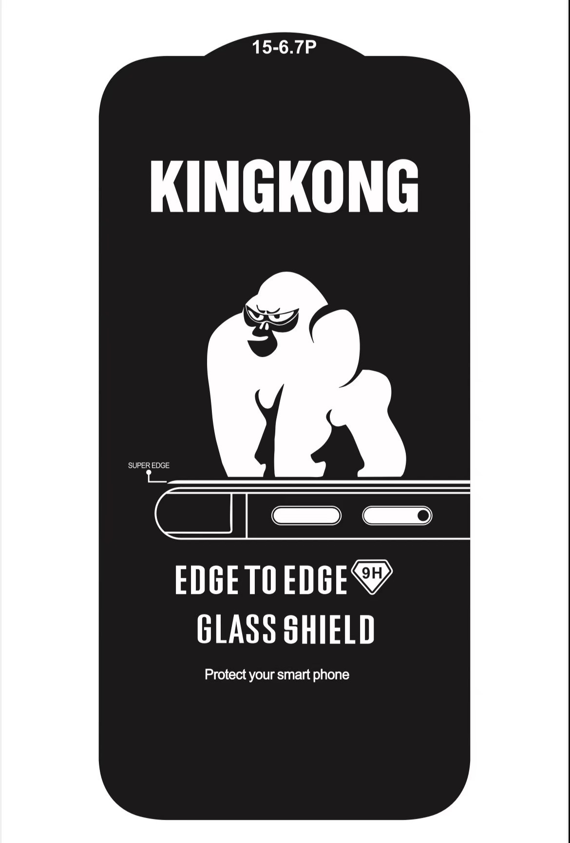 Mô tả Kính cường lực KINGKONG KK-69 hạn chế vân tay, chống vỡ hoàn hảo iphone 11 12 13 14 15 16 pro promax - 1