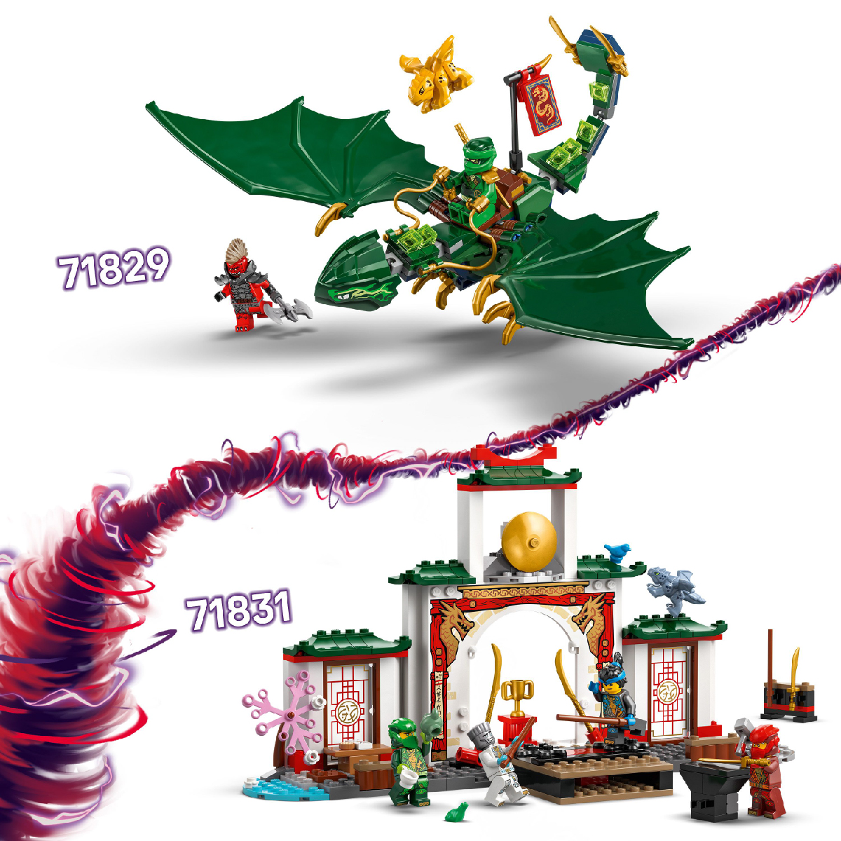Mô tả LEGO NINJAGO 71829 Đồ Chơi Lắp Ráp Rồng Rừng Xanh Của Lloyd (128 Chi Tiết) - 10