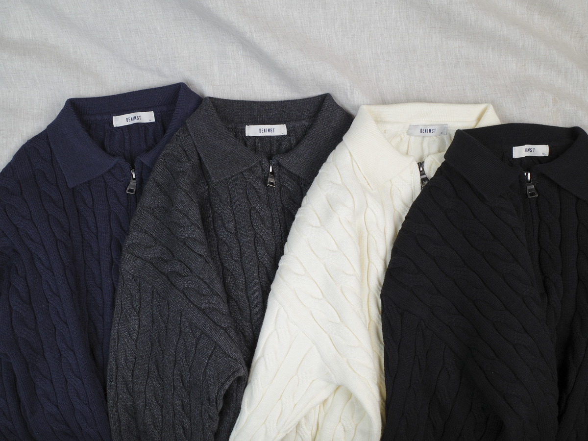 Áo Sweater Len Vặn Thừng Unisex