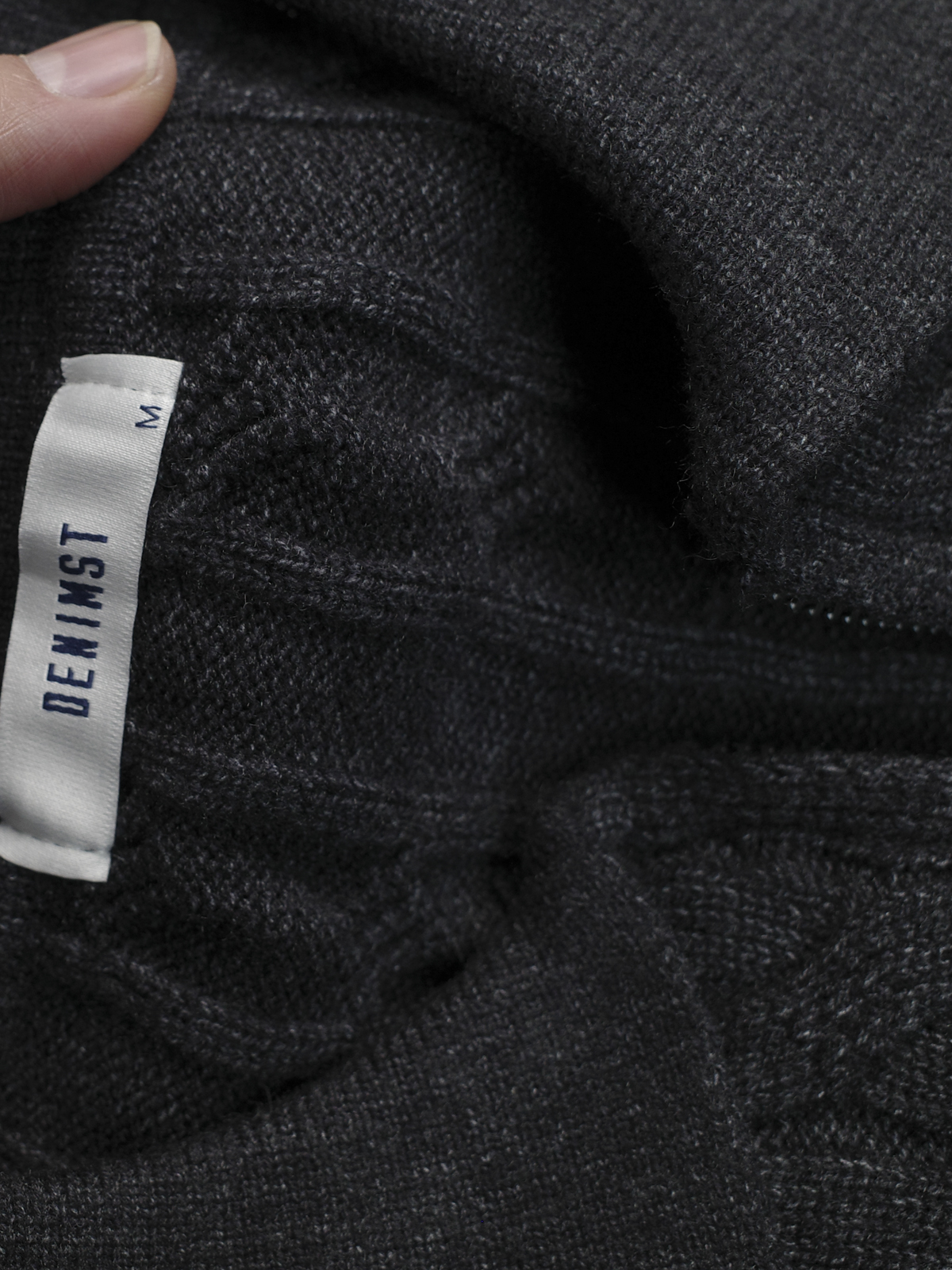 Mô tả Áo Polo Nam Len Trơn DNST 717, Áo Sweater Len Hàn Quốc Unisex Vặn Thừng Dày Dặn - 8