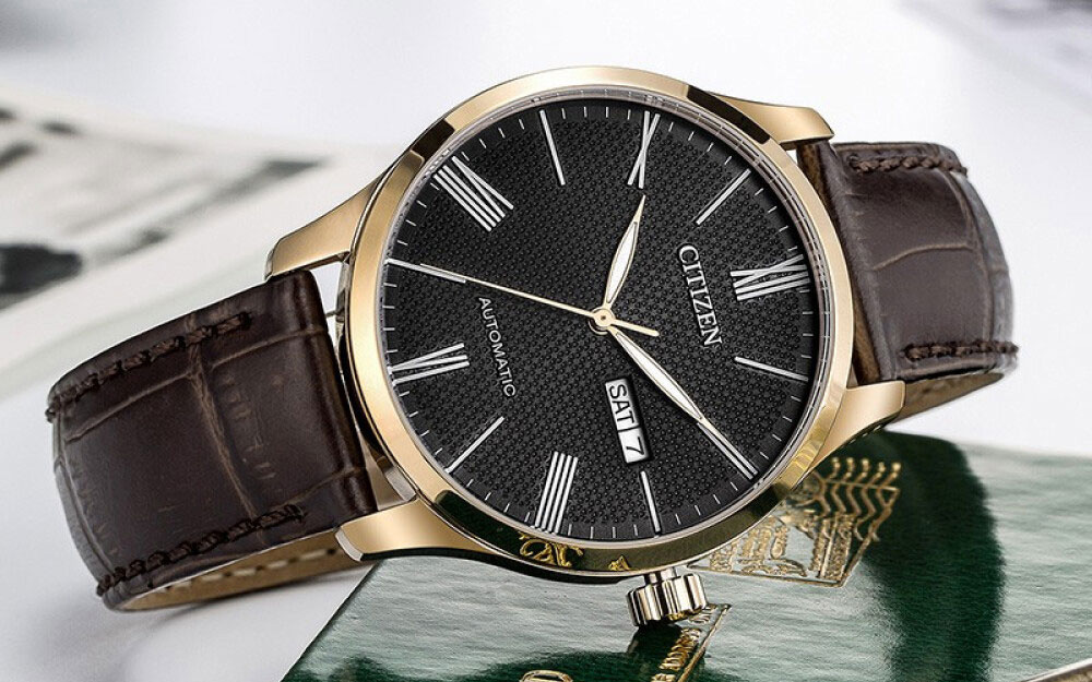 Mô tả Đồng Hồ Nam Citizen Automatic Dây Da NH8353-00H - Mặt Xám (40mm) - 1
