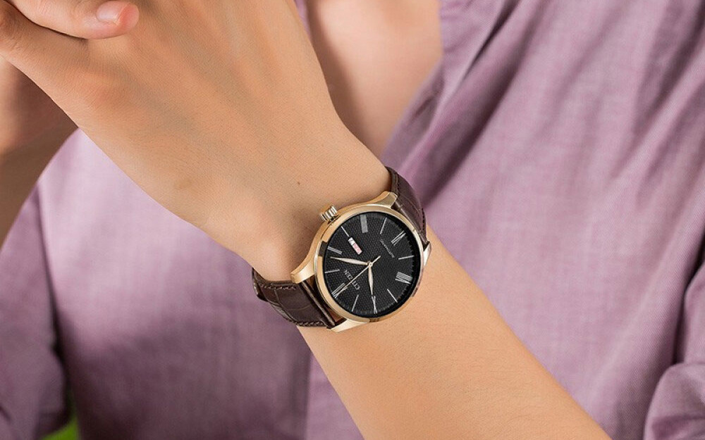 Mô tả Đồng Hồ Nam Citizen Automatic Dây Da NH8353-00H - Mặt Xám (40mm) - 2