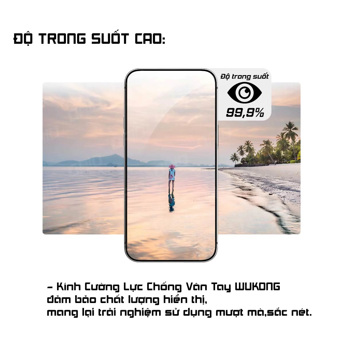 Kính Cường Lực iPhone KK siêu cứng 4D full màn cao cấp chống va đập mạnh hạn chế vân tay vuốt mượt – ảnh mô tả chi tiết 4