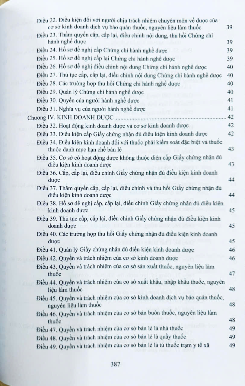 Mô tả Sách - Luật Dược (Sửa Đổi, Bổ Sung) Và Các Quy Định Mới Nhất Dành Cho Ngành Dược - Dược Sĩ - Nhà Thuốc - 1