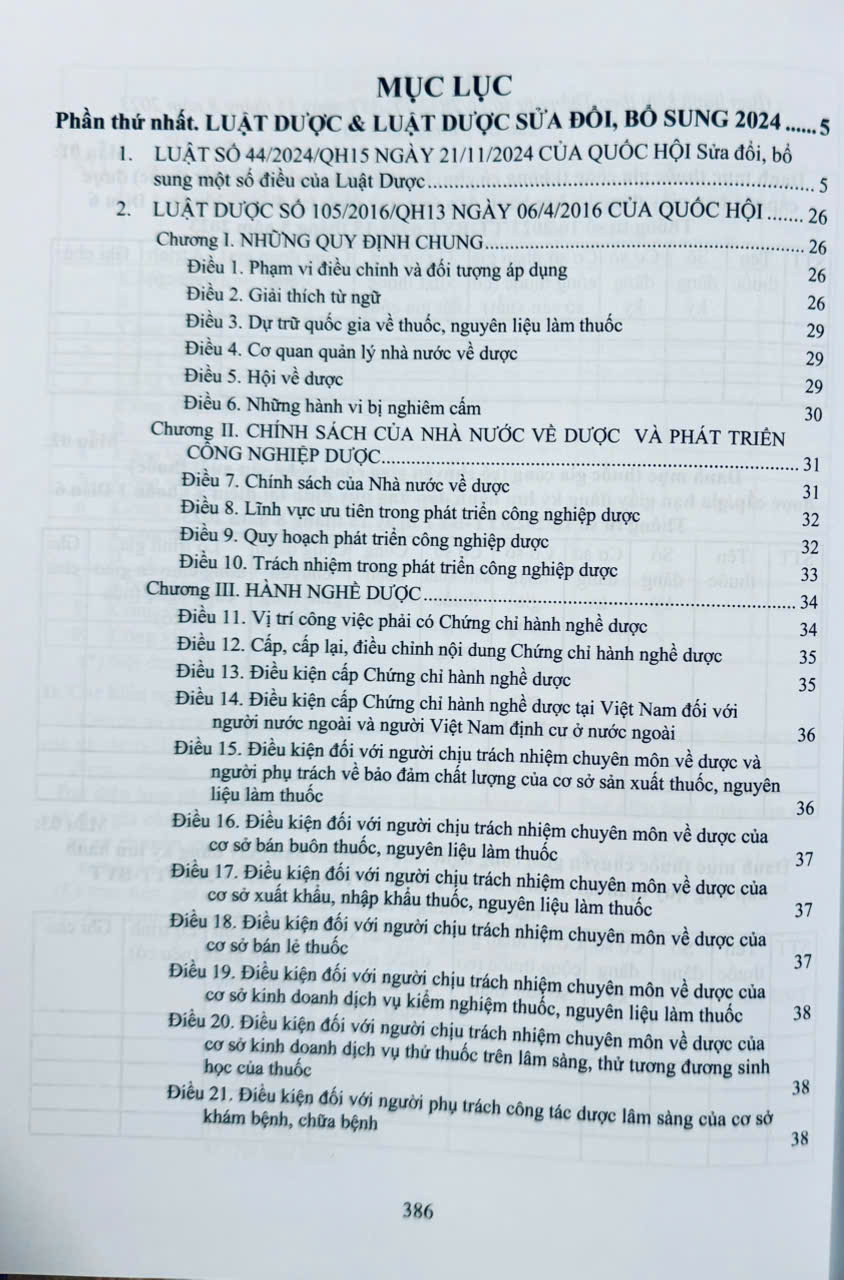 Mô tả Sách - Luật Dược (Sửa Đổi, Bổ Sung) Và Các Quy Định Mới Nhất Dành Cho Ngành Dược - Dược Sĩ - Nhà Thuốc - 4