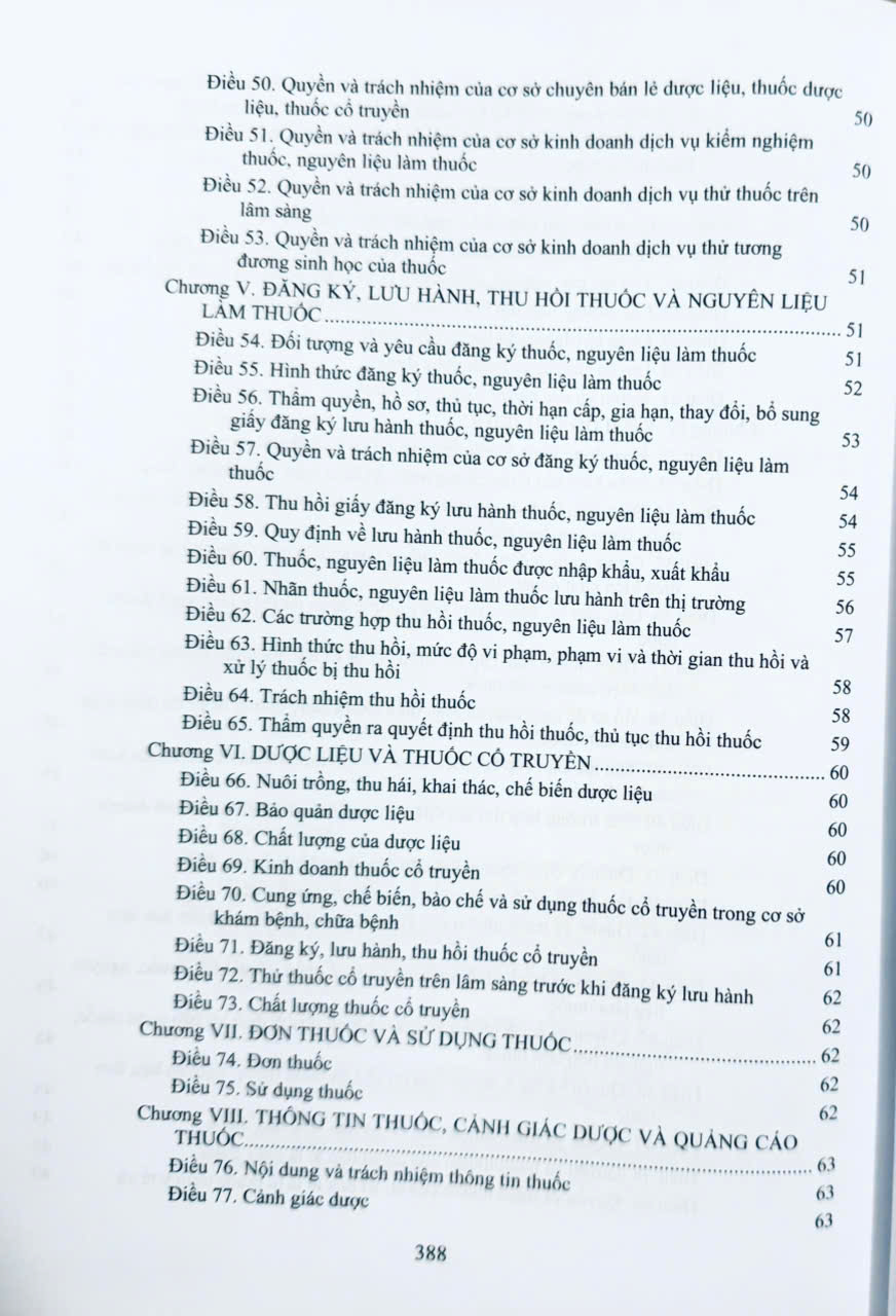 Mô tả Sách - Luật Dược (Sửa Đổi, Bổ Sung) Và Các Quy Định Mới Nhất Dành Cho Ngành Dược - Dược Sĩ - Nhà Thuốc - 5