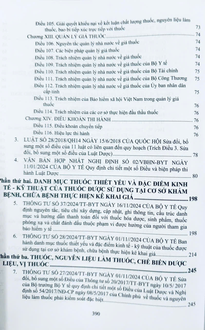 Mô tả Sách - Luật Dược (Sửa Đổi, Bổ Sung) Và Các Quy Định Mới Nhất Dành Cho Ngành Dược - Dược Sĩ - Nhà Thuốc - 7