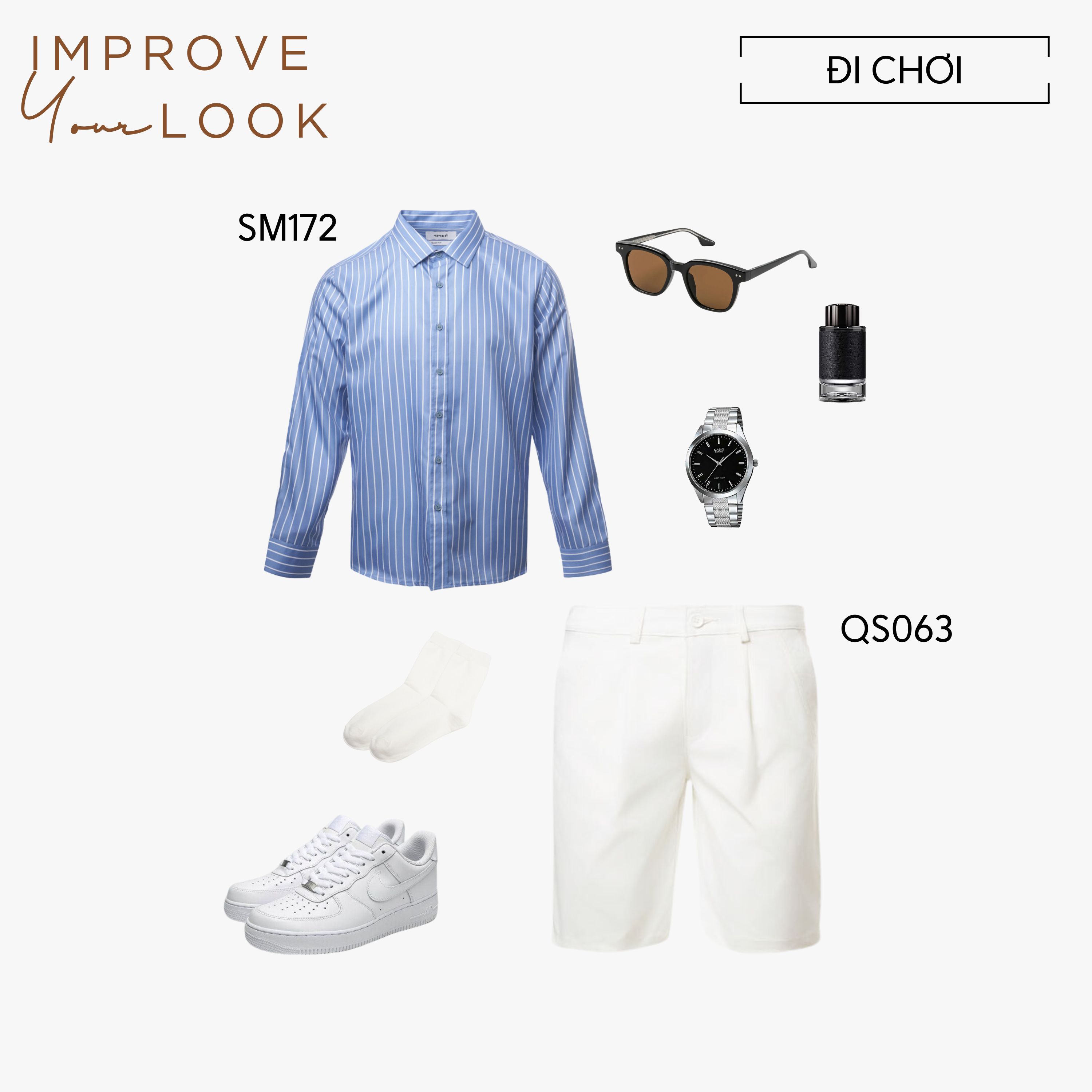 Mô tả Áo sơ mi nam kẻ sọc 4MEN SM172 tay dài, form slimfit ôm body đẹp trẻ trung, vải lụa chéo mềm mịn hạn chế nhăn giá rẻ - 7