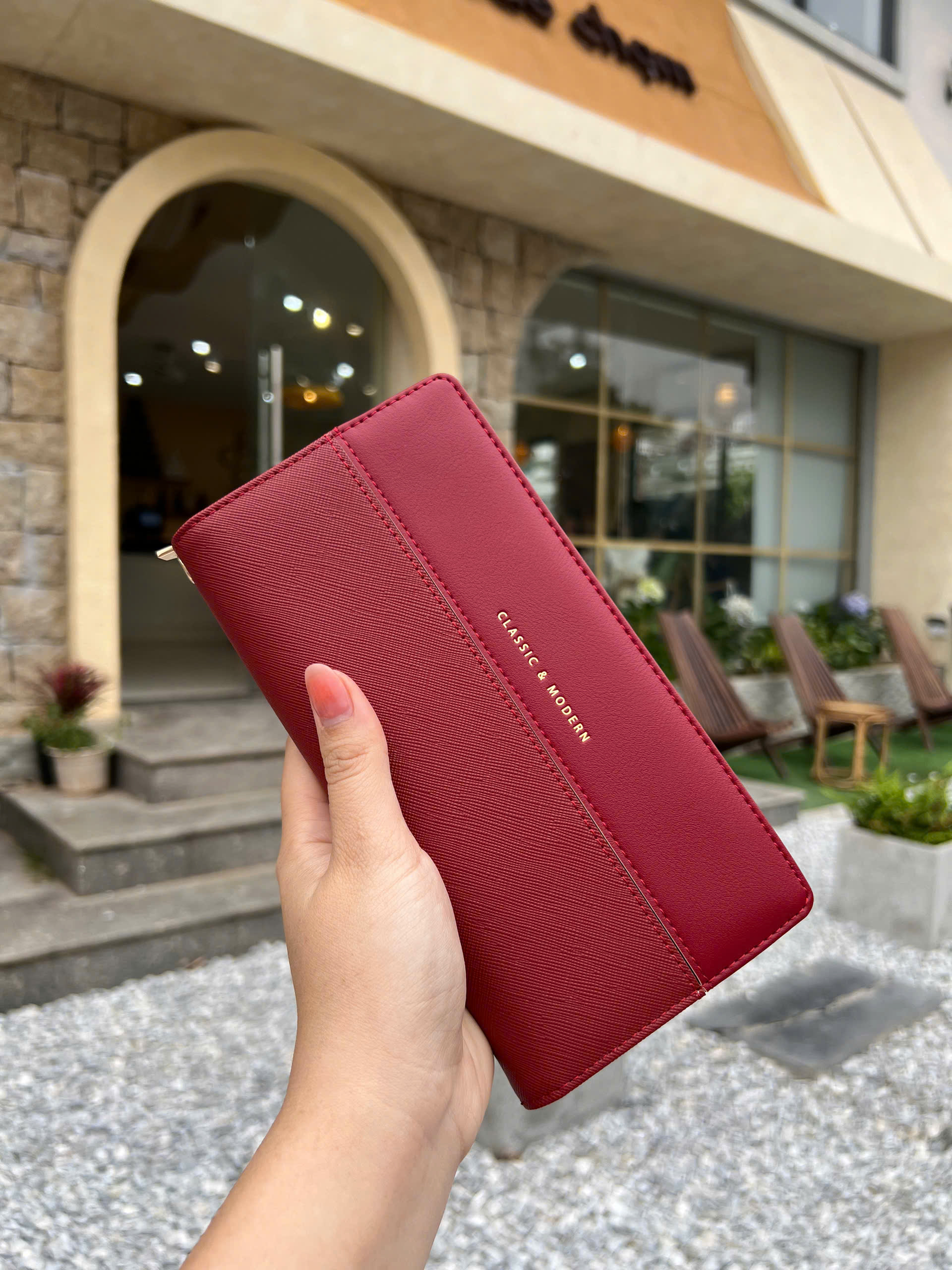 Ví Nữ Dài Cầm Tay TAILIAN TL88 - Màu Nâu