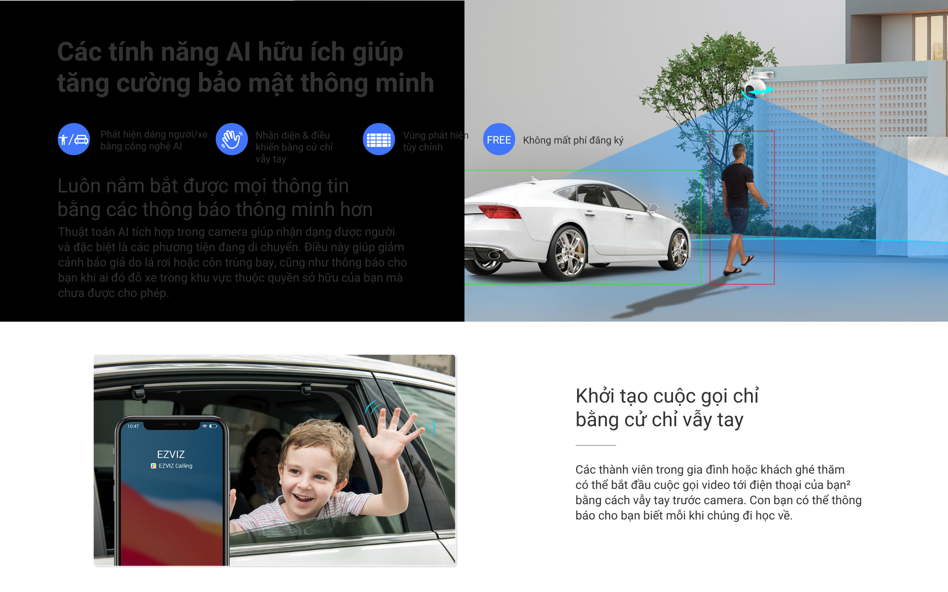 Mô tả Camera Wi-fi EZVIZ H8 PRO 2K &3K, Quay Quét 360, Ghi Hình Màu Ban Đêm, Đàm Thoại 2 Chiều - 3